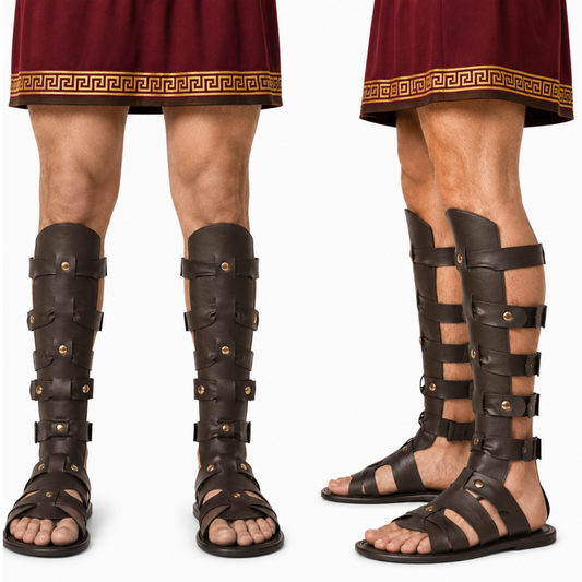 Roman & Grecian Leg Guards and Sandals
