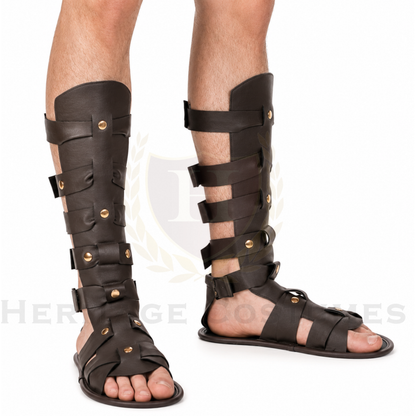 Roman & Grecian Leg Guards and Sandals