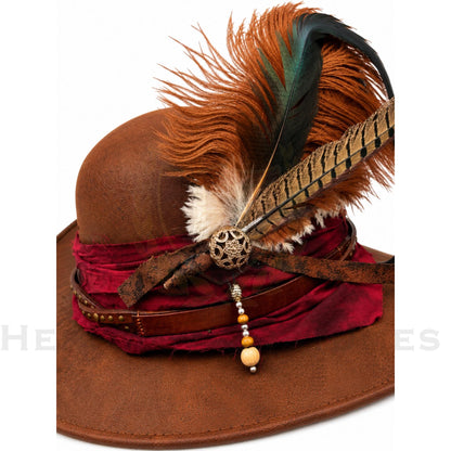 Salty Sea Captain Pirate Hat | Renaissance Festival Hat