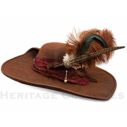 Salty Sea Captain Pirate Hat | Renaissance Festival Hat