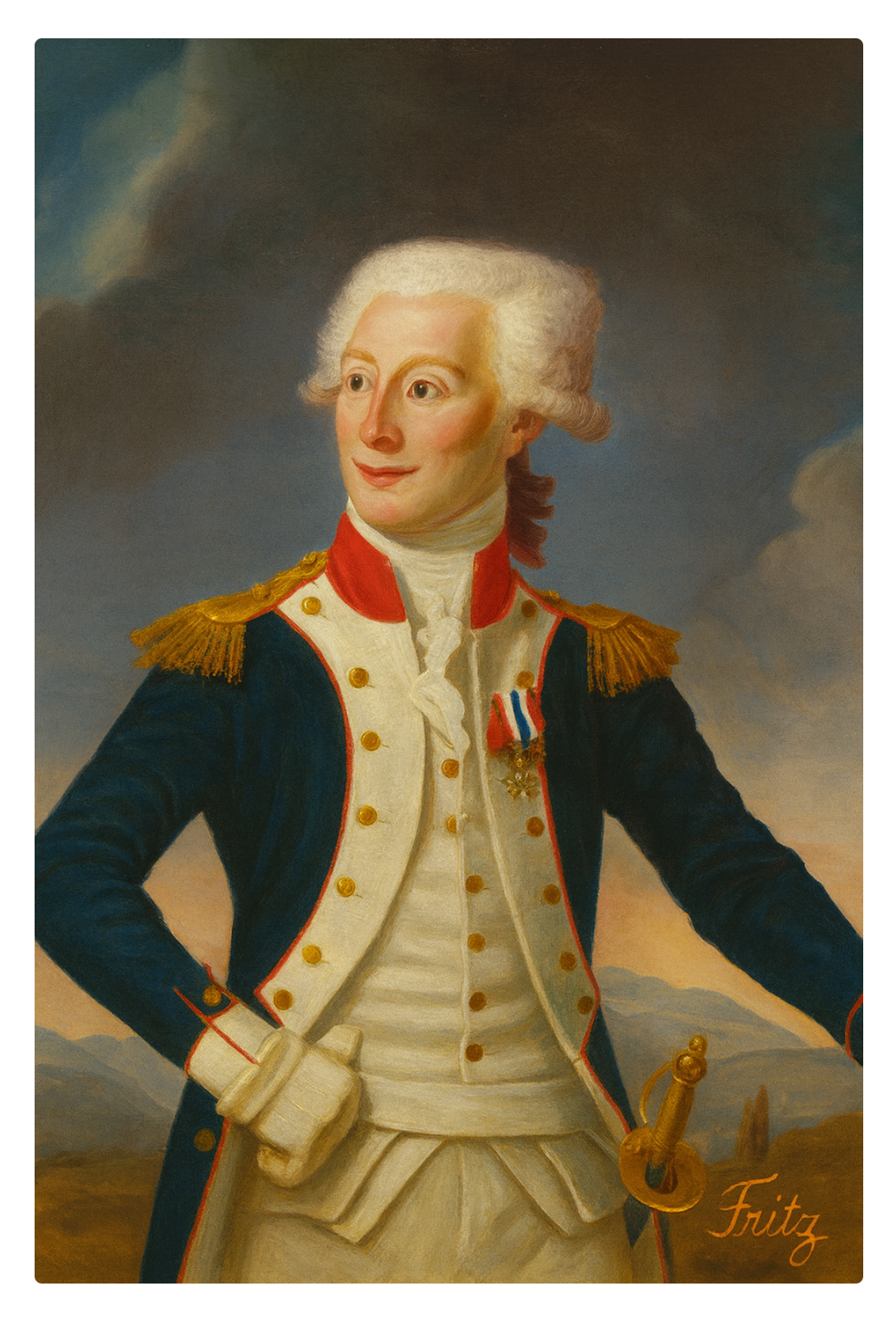 Children's Marquis De Lafayette Uniform