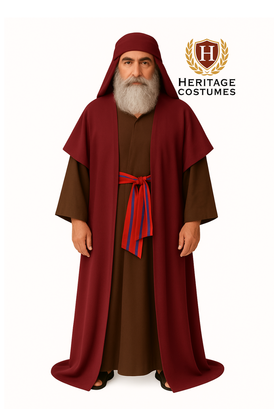 Adult Shepherd Robe Nativity Costume for Christmas Pageants