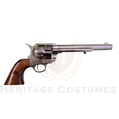Old West Gun & Holster Set, Leather Western Holster with Belt, Western Revolver