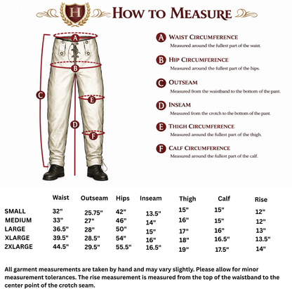 Pirate Wide Leg Breeches, Buccaneer Trousers, Swashbuckler Pants