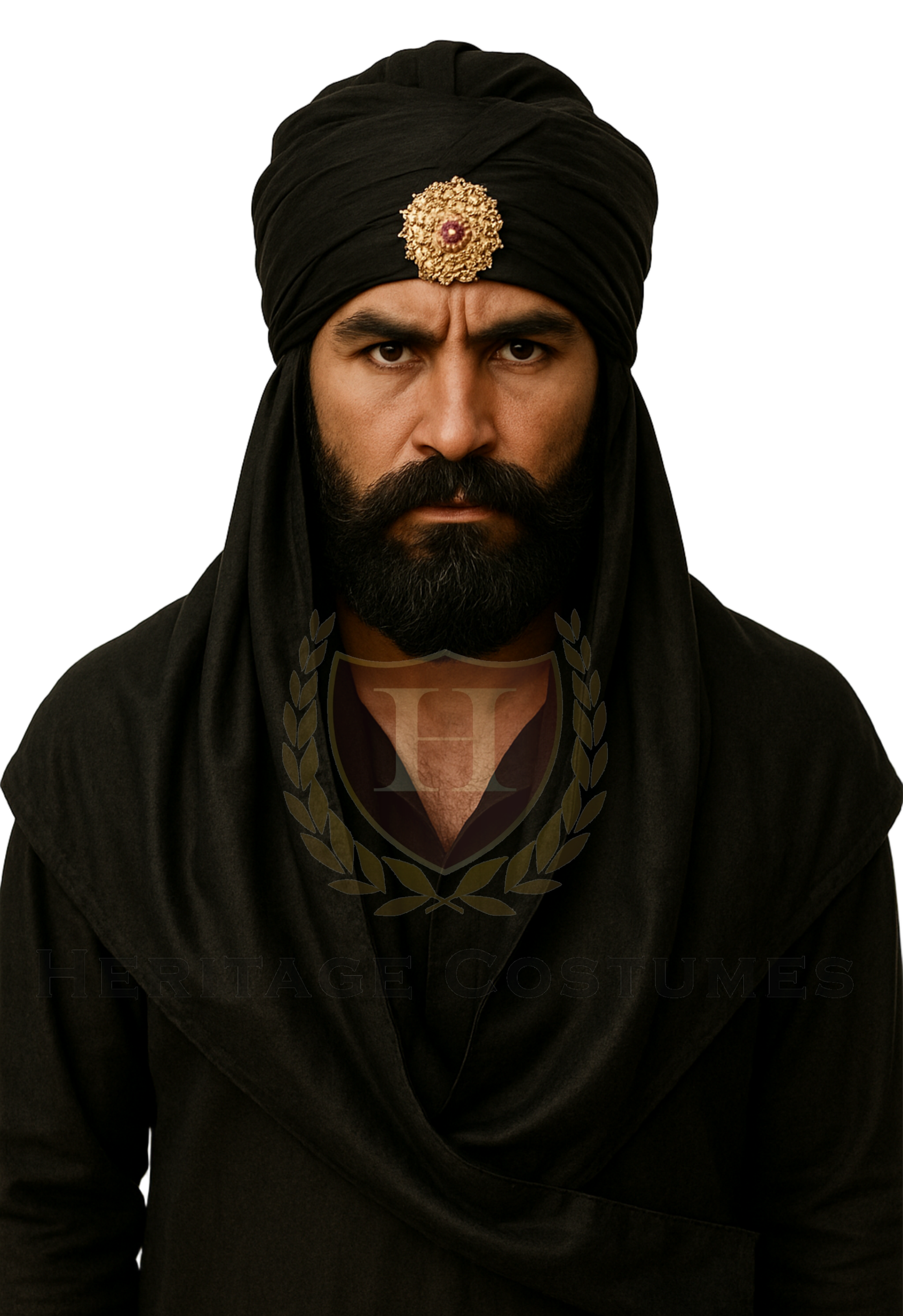 Three Kings Magi Turban – Nativity Play Costume Headpiece, Adjustable Regal Headwear for Wise Men