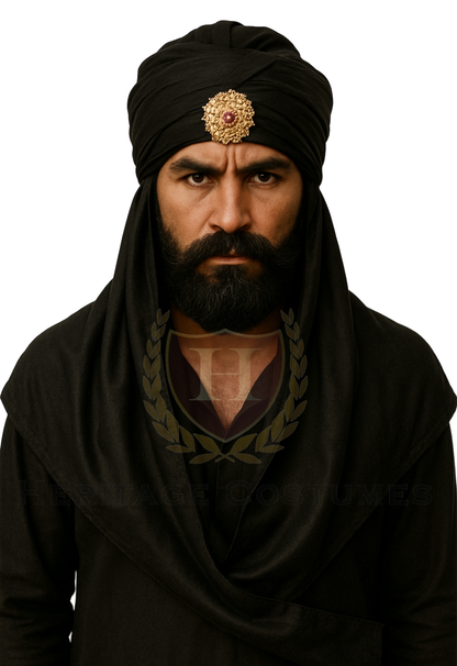 Three Kings Magi Turban – Nativity Play Costume Headpiece, Adjustable Regal Headwear for Wise Men