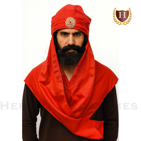 Three Kings Magi Turban – Nativity Play Costume Headpiece, Adjustable Regal Headwear for Wise Men