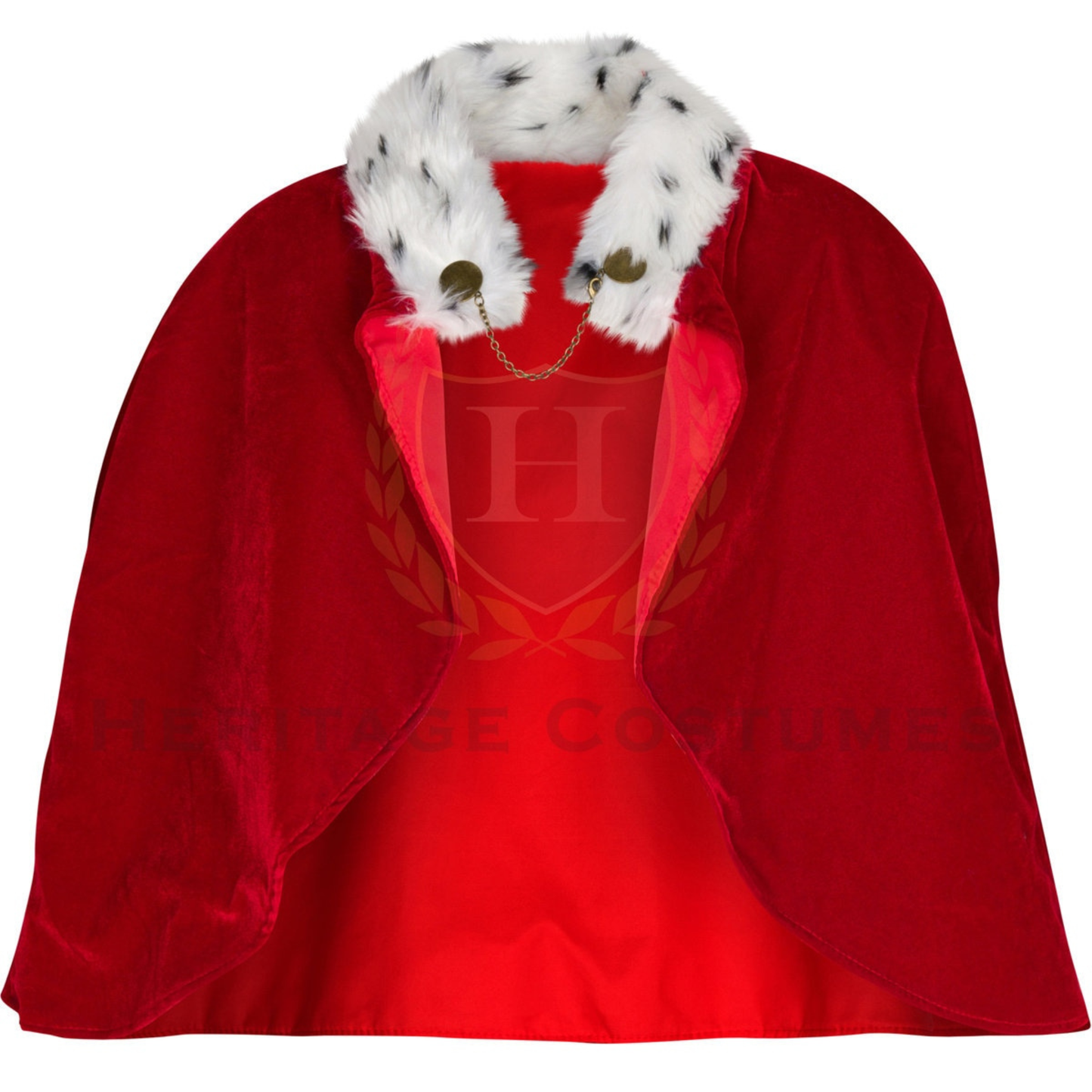 King George III colonial cape inspired by the American Revolutionary War era
