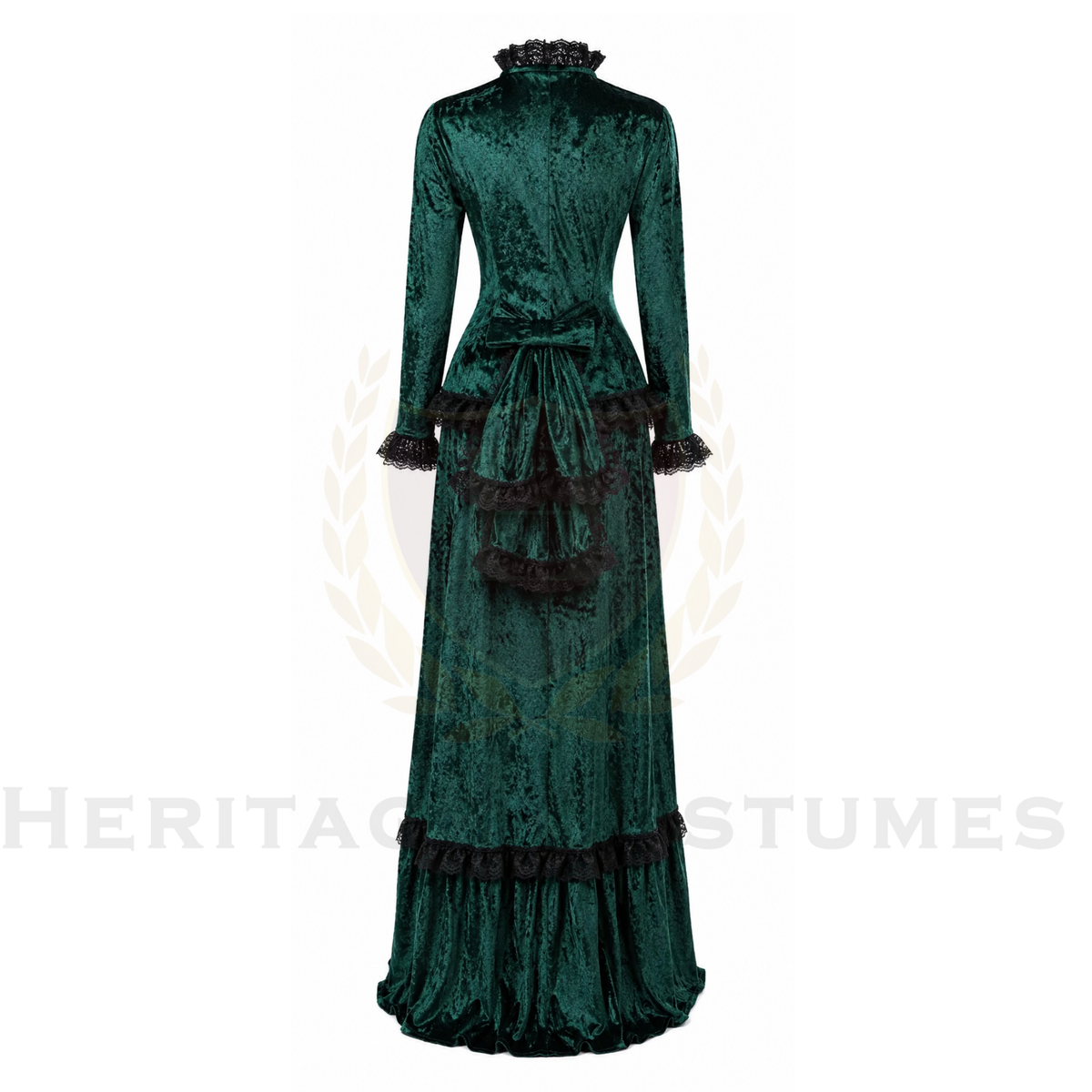 Victorian Era Women's Velvet Dress