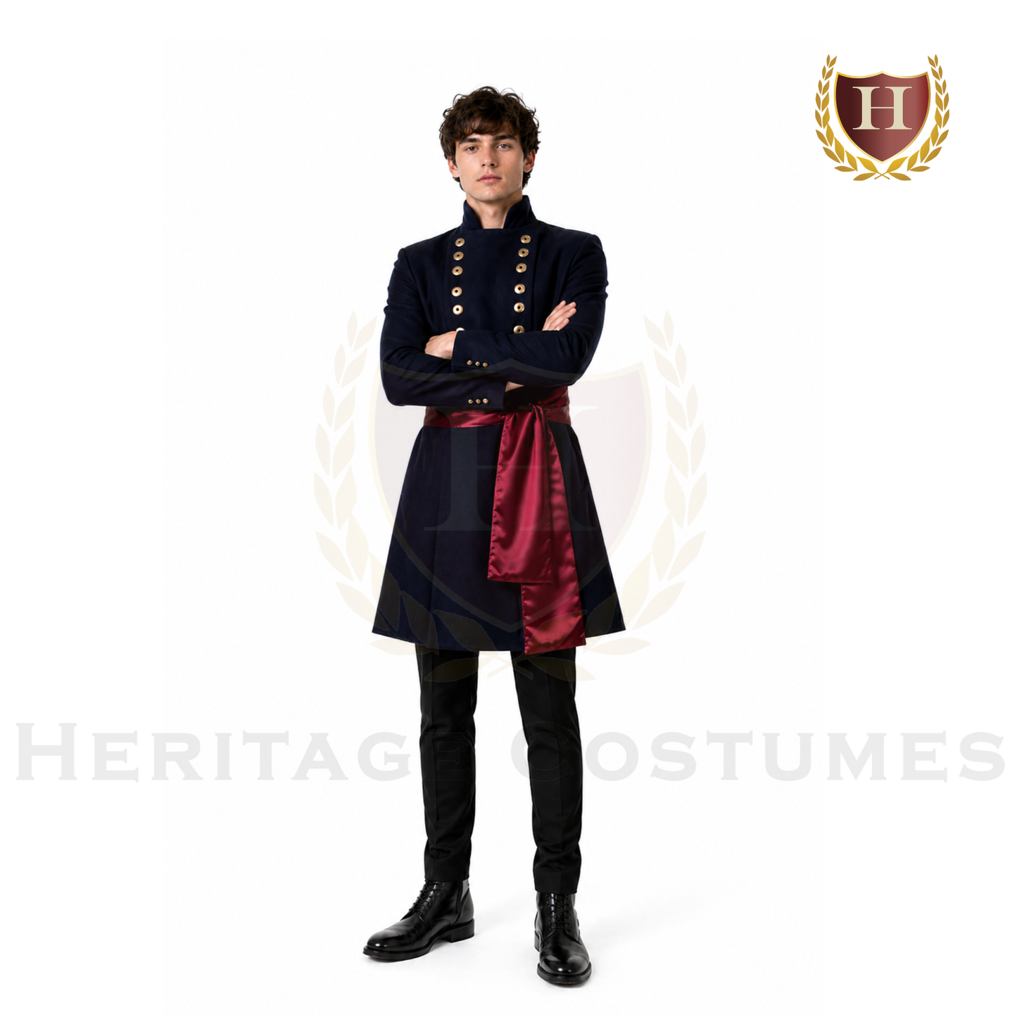 Ceremonial Waist Sash Colonial Military Accessory