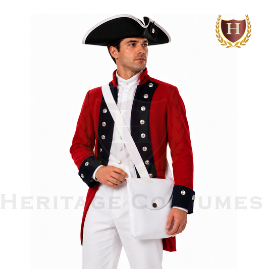 Colonial White Canvas Haversack Bag