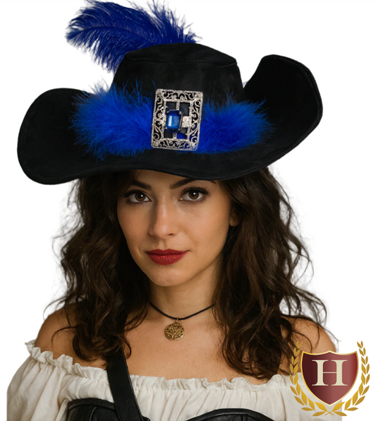 Women's Pirate Hat, Lady's Buccaneer Hat