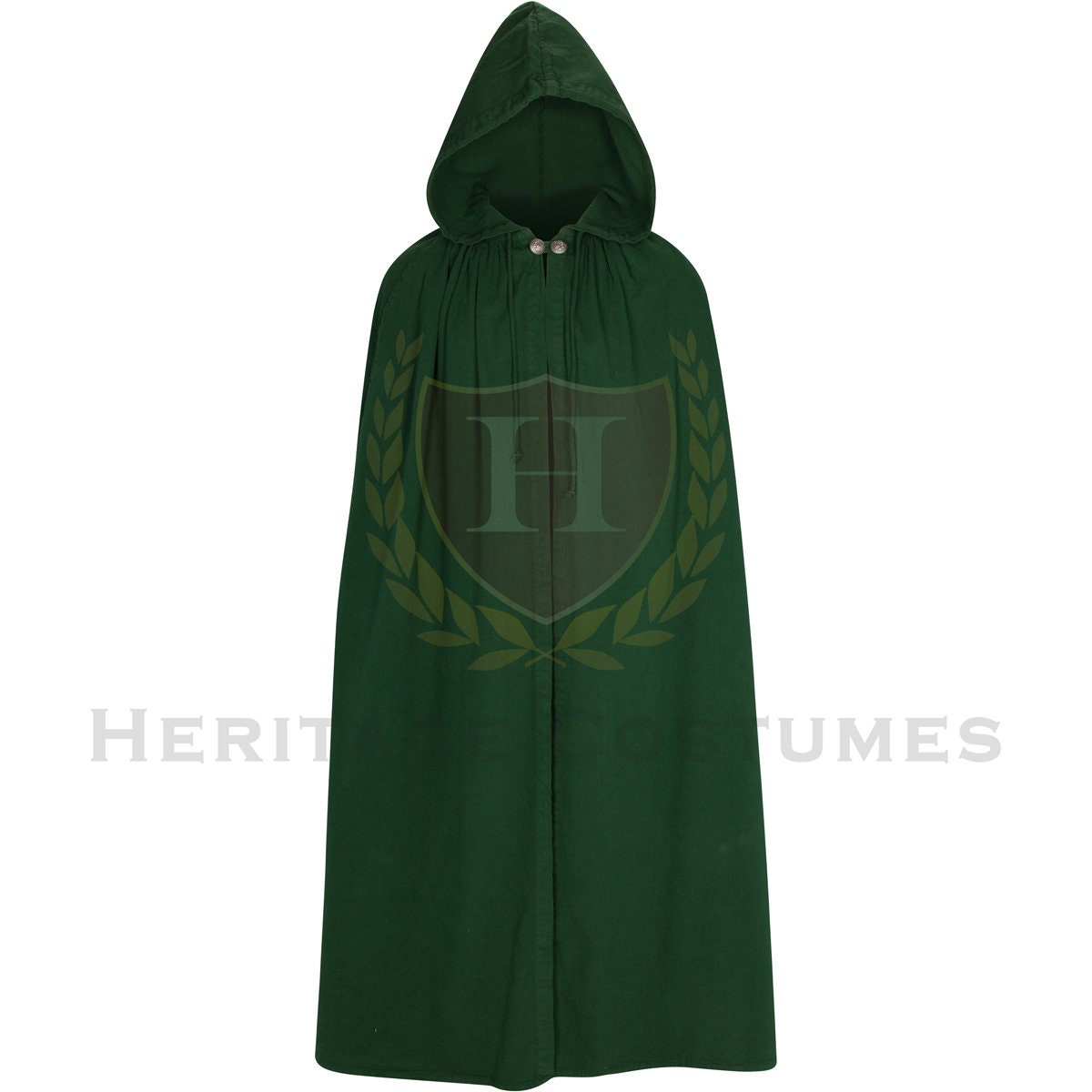 Renaissance Hooded Cloak with Clasp