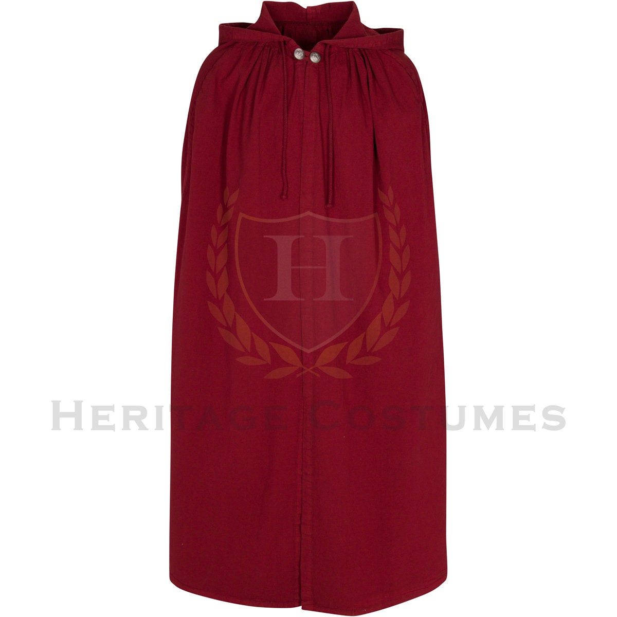 Renaissance Hooded Cloak with Clasp