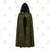 Hooded Medieval Cloak, Renaissance SCA LARP Cloak, Wizard Robe