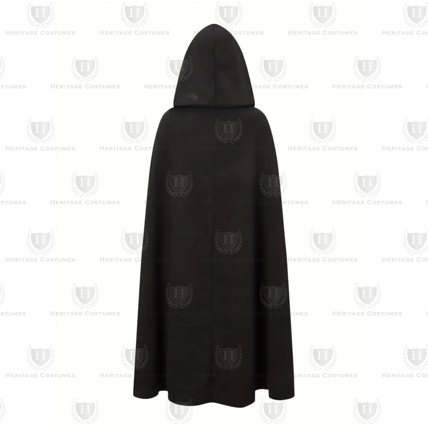 Hooded Medieval Cloak, Renaissance SCA LARP Cloak, Wizard Robe