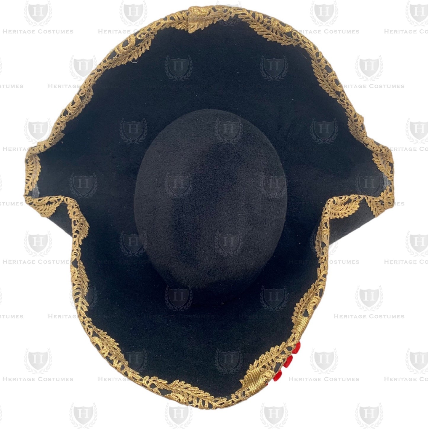 Deluxe Napoleonic Bicorne Hat for Historical Reenactments