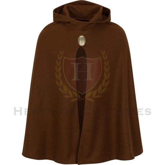 Hooded Medieval Children's Cloak, Travelers Cloak, Elven Cloak, Wanderer’s Cloak