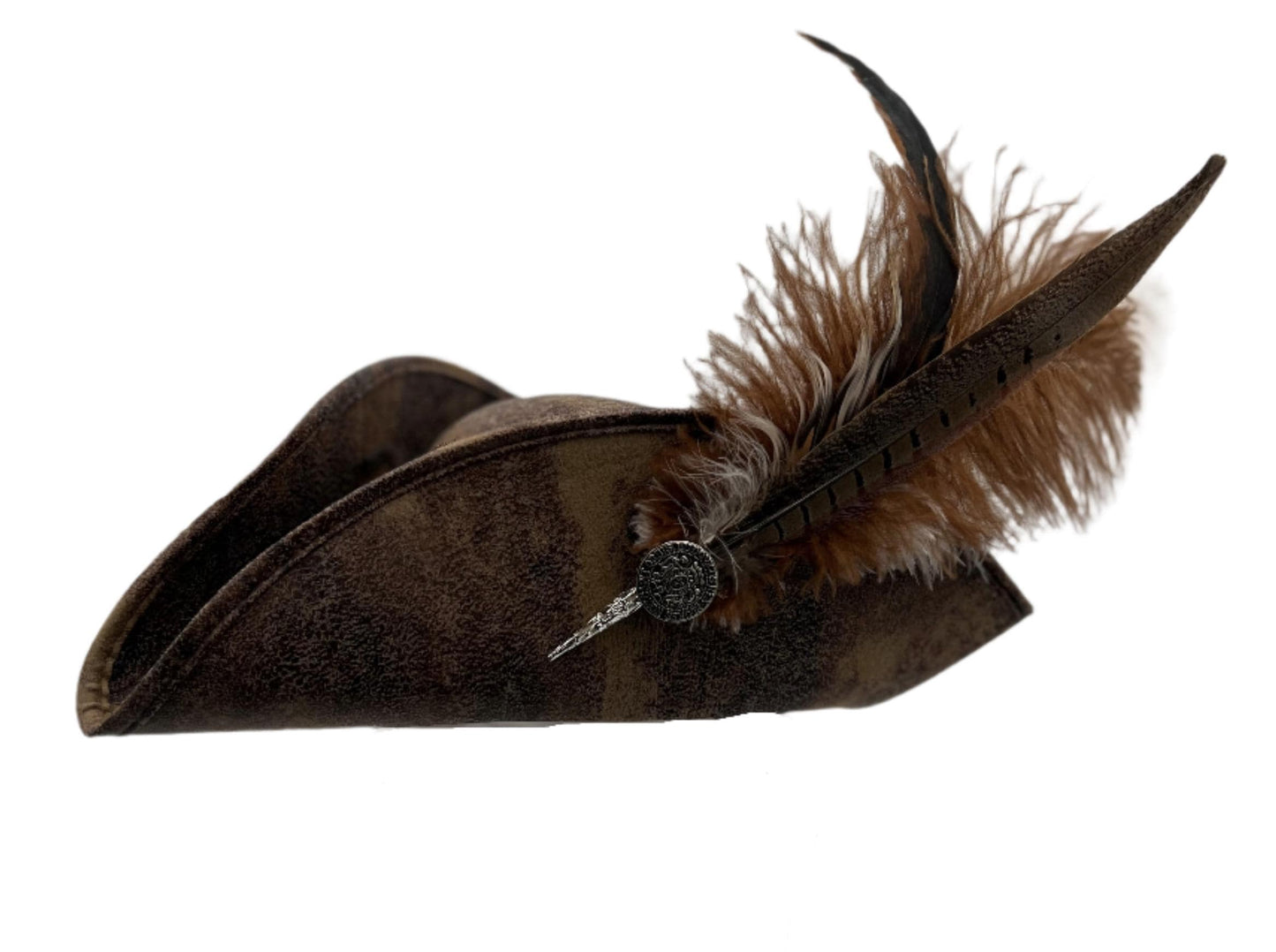 Kids Faux Leather Pirate Hat