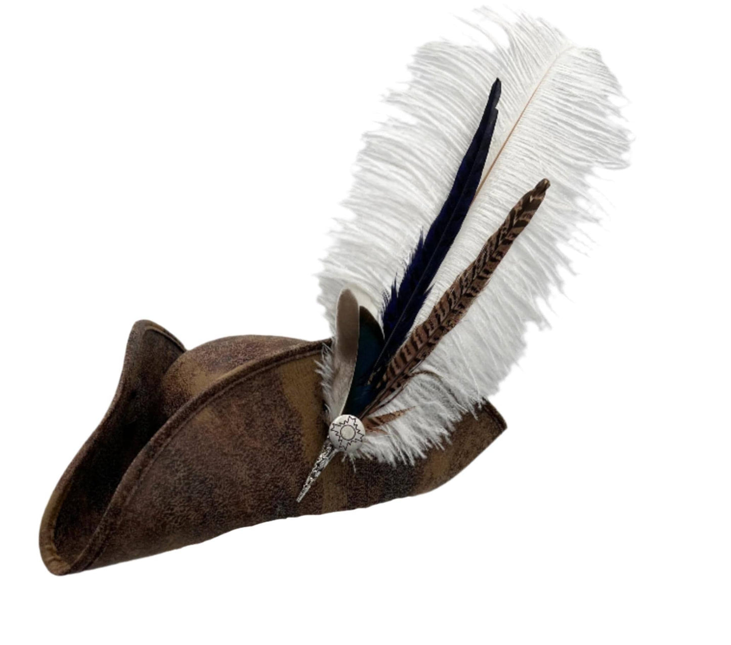 Kids Faux Leather Pirate Hat