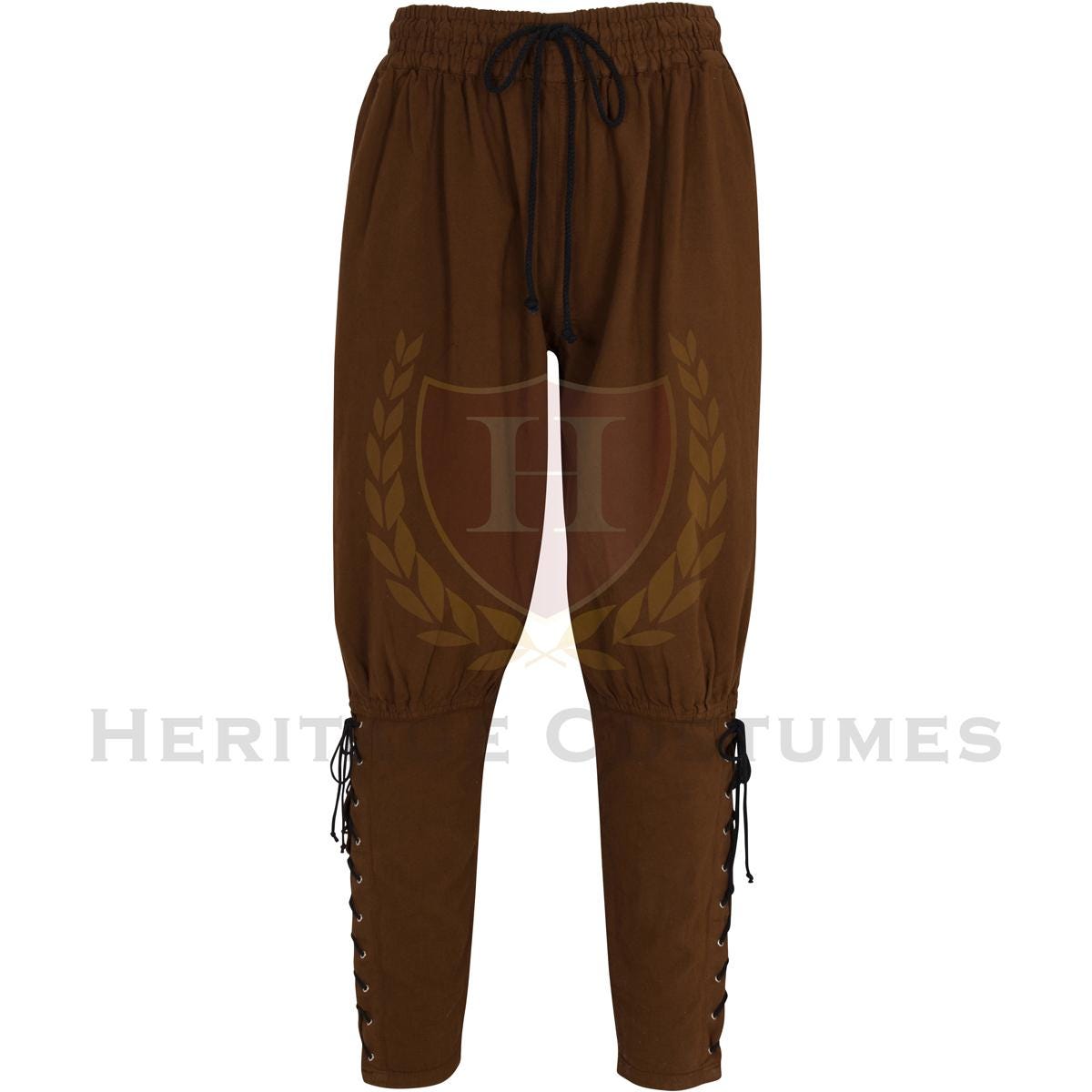 Men’s Viking Pants – Medieval Renaissance Landsknecht Trousers for LARP, Cosplay & Reenactments