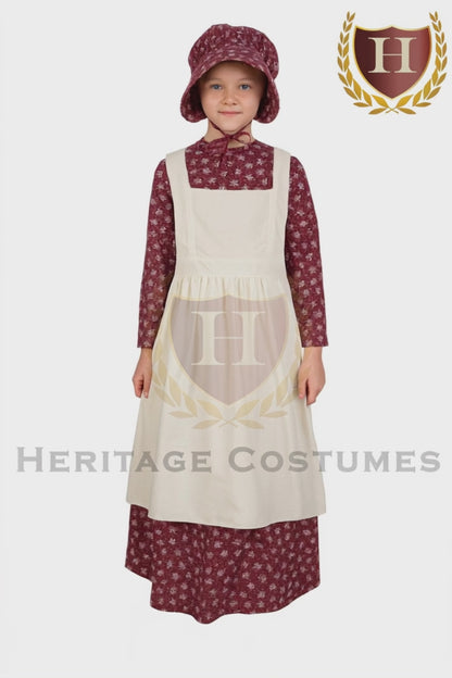 American Frontier, Pioneer Girl, Civil War Quality Children's Dress