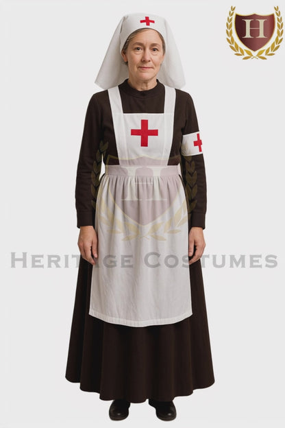 Victorian Women’s Day Dress – Civil War Nurse Costume & Historical Reenactment Attire