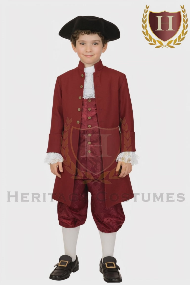 Deluxe Children's Thomas Jefferson Costume – Heritagecostumes