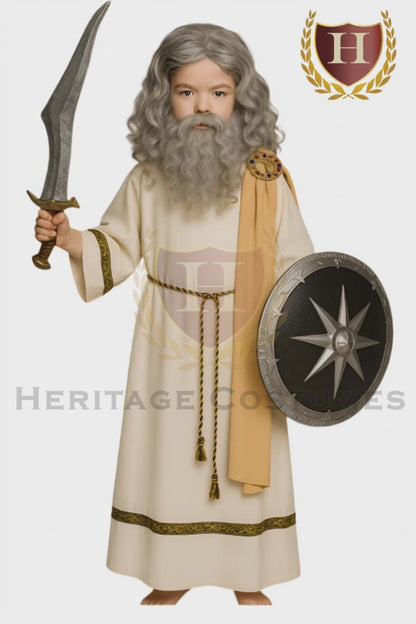 Zeus/Jupiter Costume for Kids – Greek & Roman Mythology Outfit