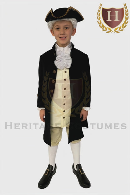 James Monroe Children's Colonial Costume, Founding Fathers Costume