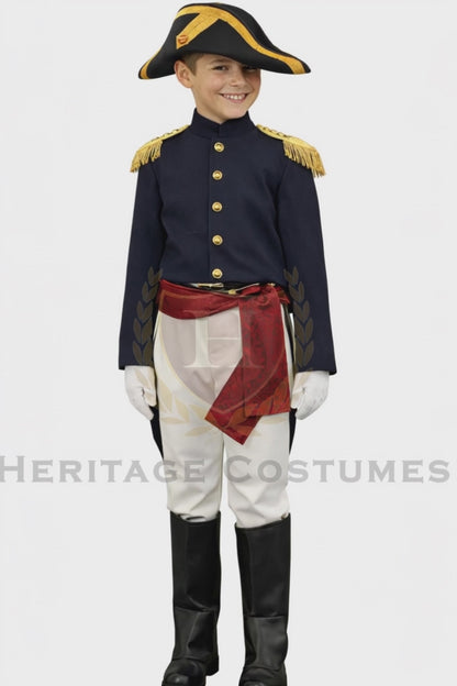 Children's Colonel William Travis Military Uniform
