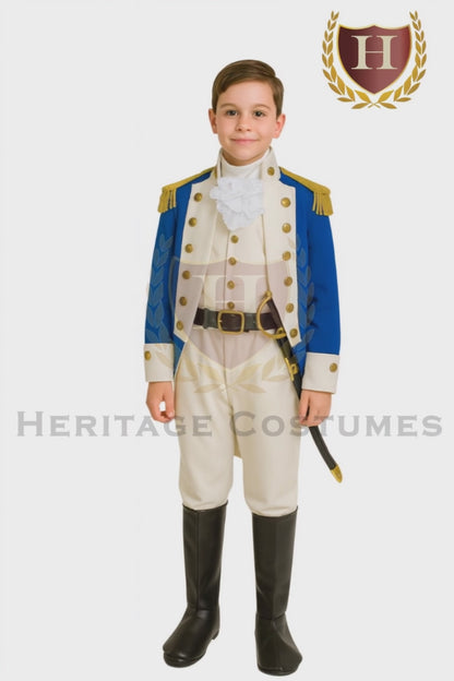 Alexander Hamilton Children's Uniform, Colonial Costume, Revolutionary War