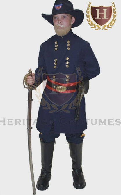 Children’s John C. Frémont Civil War Officer Uniform – Historical Replica Costume