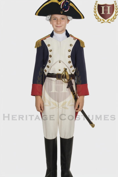 Children's Marquis De Lafayette Uniform