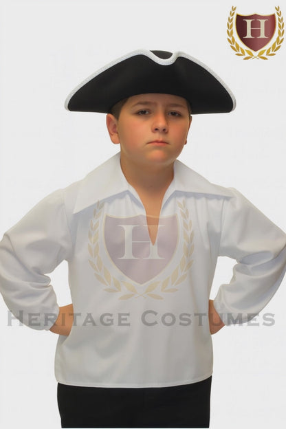 Colonial Children's White Day Shirt