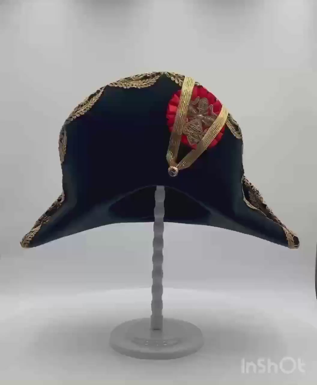 Deluxe Napoleonic Bicorne Hat for Historical Reenactments