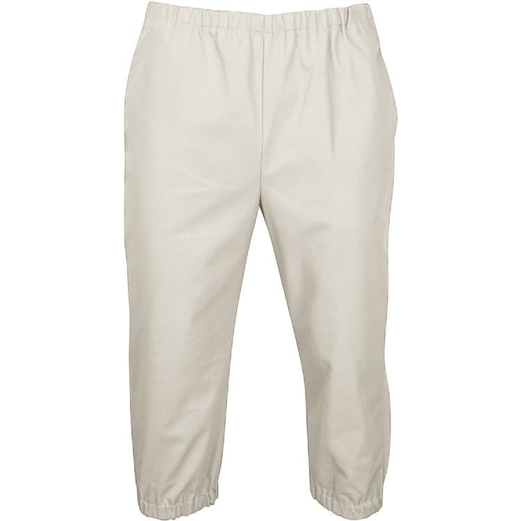 Children's Ivory Colonial Breeches featuring a historically inspired 18th-century design with an elastic waistband and knee-length fit, perfect for historical reenactments, theatrical performances, and colonial-themed events.