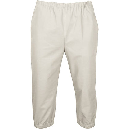 Children's Ivory Colonial Breeches featuring a historically inspired 18th-century design with an elastic waistband and knee-length fit, perfect for historical reenactments, theatrical performances, and colonial-themed events.