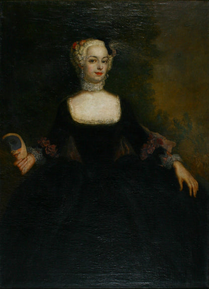 Portrait of Mary Todd Lincoln, the First Lady of the United States and wife of President Abraham Lincoln. Depicted in elegant 19th-century attire, showcasing her refined style and historical significance during the Civil War era.