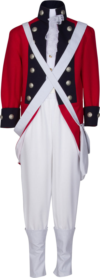 Deluxe Children's British Red Coat Revolutionary War Uniform