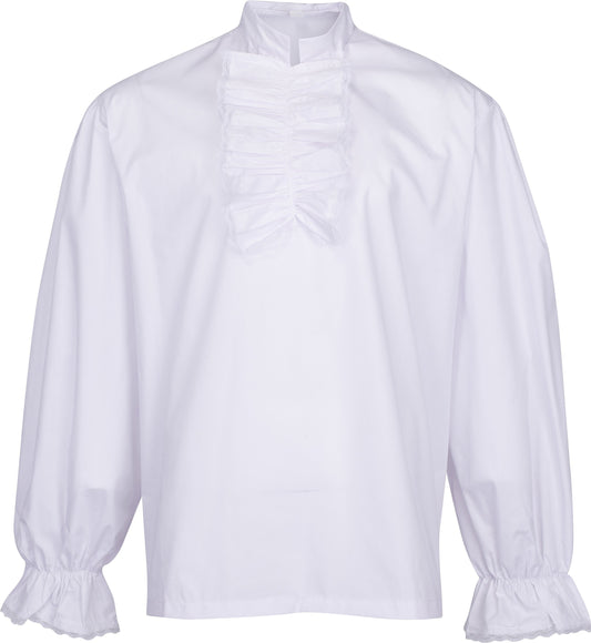 Colonial Adult White Shirt/Pirate Ruffled Adult Shirt