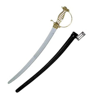 Military Black Waist Belt and Officer's Sword Set, Military Sword Sabre Set