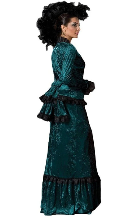 Victorian Era Women's Velvet Dress