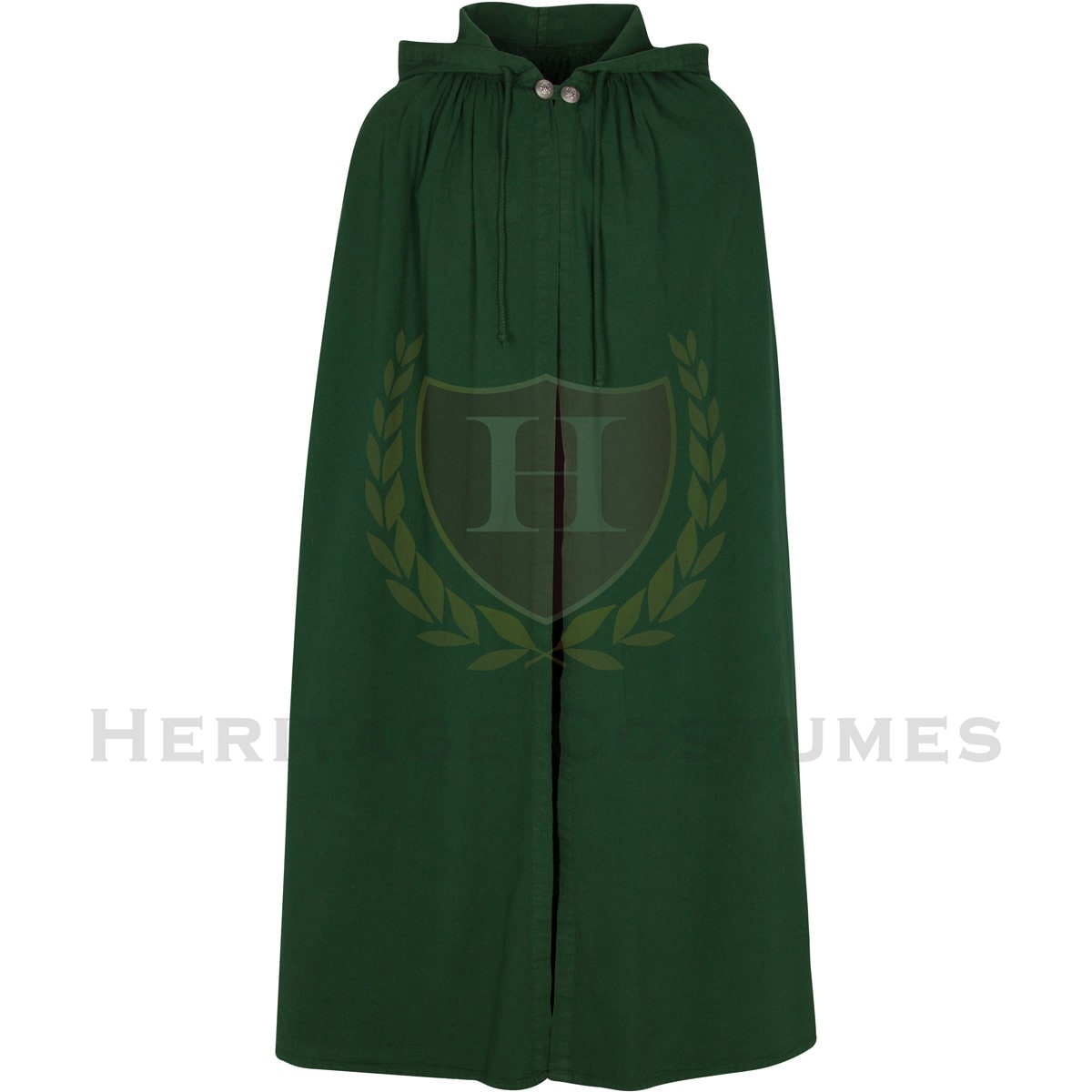 Renaissance Hooded Cloak with Clasp