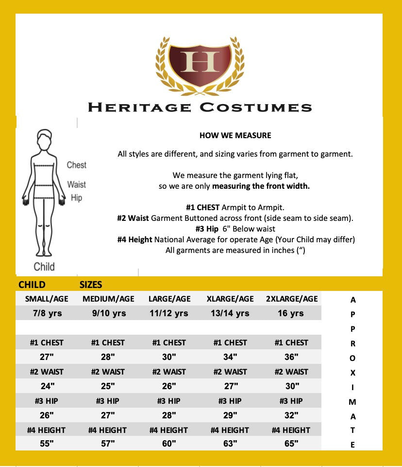 Colonial Girls Day Dress Costume