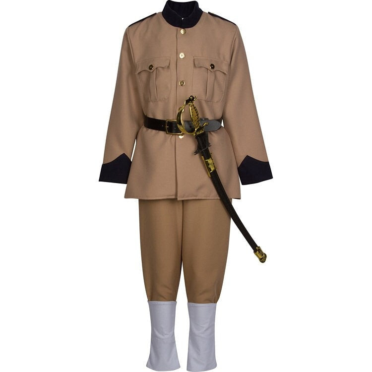 Theodore "Teddy" Roosevelt Children's Rough Rider Costume, Spanish American War Uniform