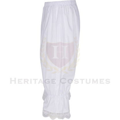 White Batiste open Drawers or Pantaloons With Embroidery of Edwardian  Period / Batiste Bloomers / Historical Underwear -  Canada