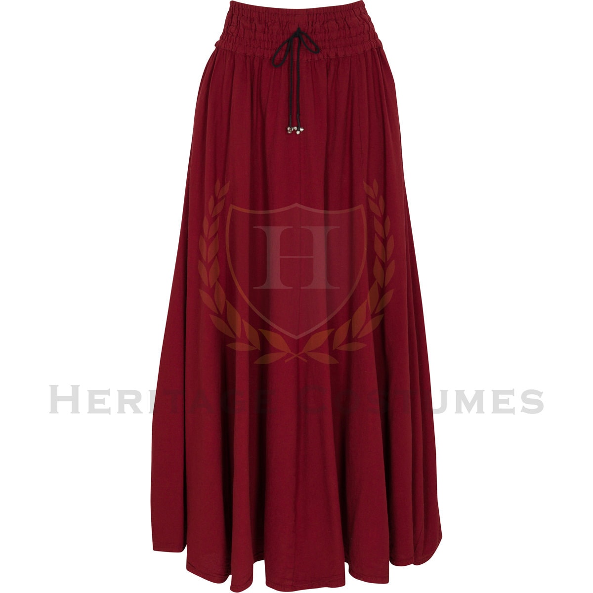 Medieval Renaissance Skirt With Adjustable Waist, Pirate Skirt