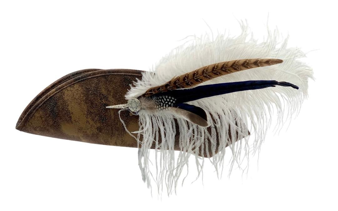 Pirate Feathered Hat, Swashbuckler Hat