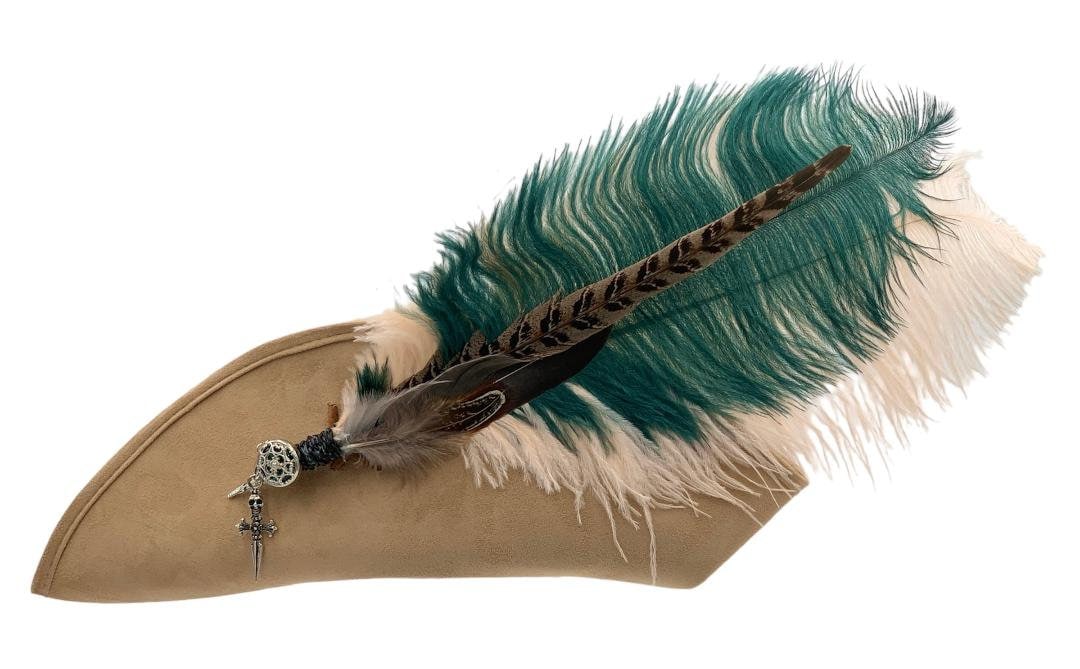 Pirate Feathered Hat, Swashbuckler Hat – Heritagecostumes